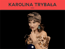 Tablet Screenshot of karolina-trybala.com